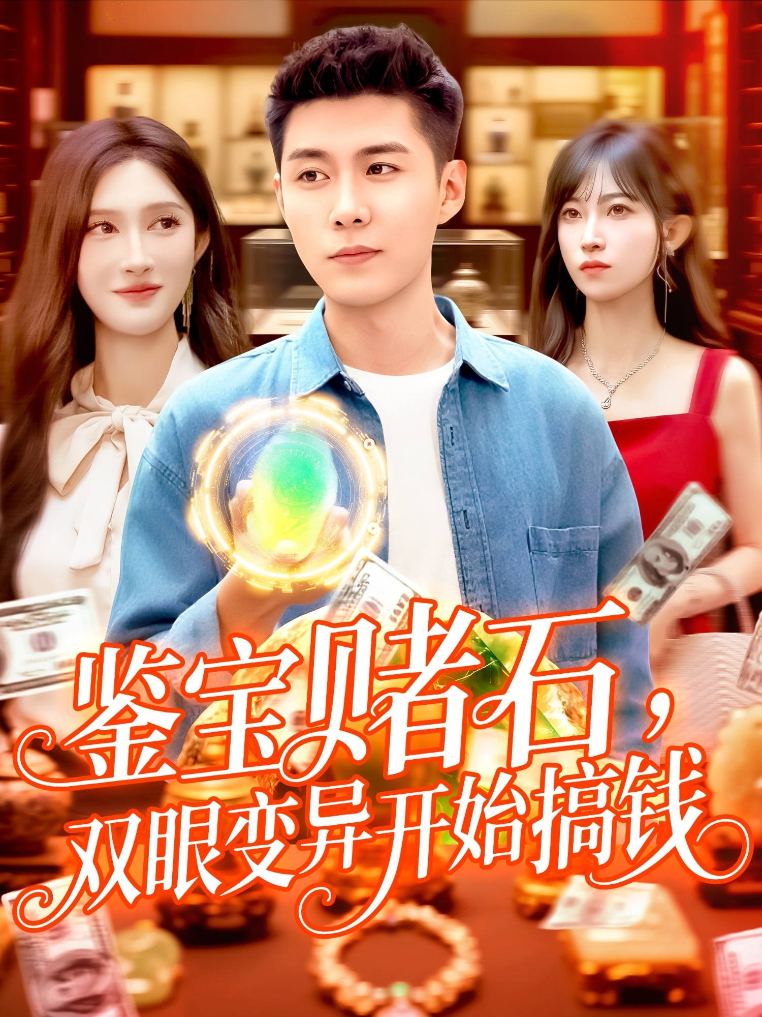 鉴宝赌石双眼变异开始搞钱